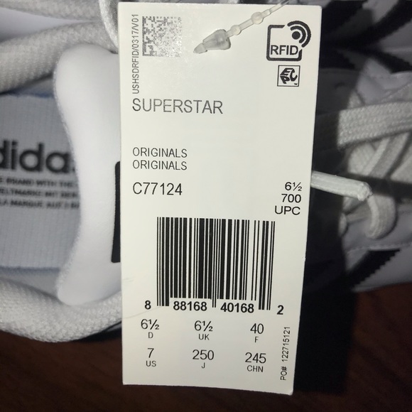 ADIDAS ORIGINALS SUPERSTAR SNEAKERS - Picture 4 of 4
